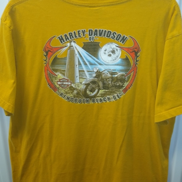 Harley-Davidson Rehoboth Beach Delaware Graphic Short Sleeve T-Shirt Size (2X) - Picture 5 of 5